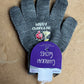 Handschoenen voor kinderen Happy Chanukah, grijs of marine blauw