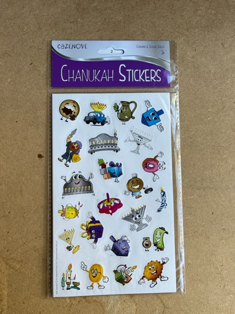 6 Hanukkah sticker vellen