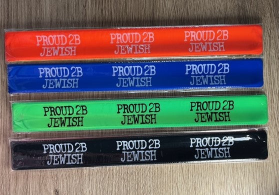 Proud 2B Jewish klap-armbanden - diverse kleuren