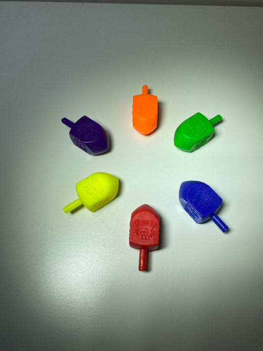 Plastic Dreidel diverse kleuren